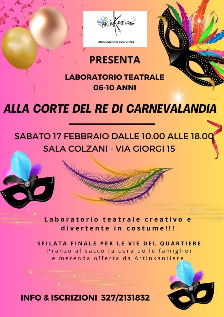 Alla corte del Re di Carnevalandia