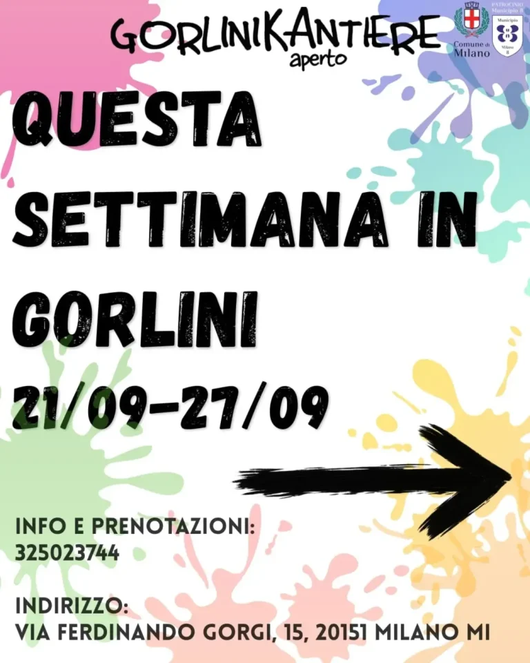 🔥 QUESTA SETTIMANA IN GORLINI 🔥...