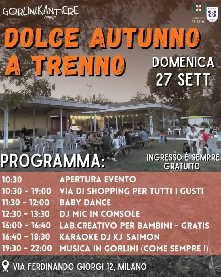 🍁DOLCE AUTUNNO A TRENNO...