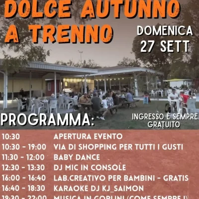 🍁DOLCE AUTUNNO A TRENNO...